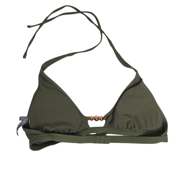 AERIE Army Green Bikini Top - Picture 3 of 5